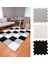 Gri-Siyah-Beyaz Modern Salon-Oturma Odası/yatak Odası/mutfak/antre/hol/koridor Halısı/kreş Halısı Japon Halı/peluş Halı 1