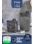 2 Adet Silikon Kapaklı Ölçülü Toz ve Sıvı Deterjan Saklama Kabı Kutusu 900-2100 ml 1