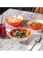 Sunset 3'lü Kase Seti - 15 Cm Kırmızı Seramik Kaseler Salata, Çorba, Makarna, Tatlı ve Granola İçin 2