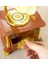 Nostaljik Tasarımlı Kurmalı ve Çekmeceli Gramofon Müzik Kutusu (Kahverengi) ( Lisinya ) 4