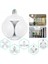 F-1997 LED Futbol Ufo Ampul E27 28W 360 Derece Katlanır Lamba Ac 220V Lamba LED Spot Işık Beyaz Glop LED 1