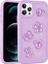 Apple iPhone 13 Pro Max ile Uyumlu Kılıf Mor Tan Silikon Kapak (Apple iPhone 13 Pro Max ile Uyumlu, Mor) 1
