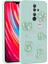 Xiaomi Redmi Note 8 Pro ile Uyumlu Kılıf Açık Yeşil Tan Silikon Kapak (Xiaomi Redmi Note 8 Pro ile Uyumlu, Açık Yeşil) 1