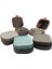 Makyaj Takı Kutusu Içi Aynalı Çanta Şeklinde Mini Organizer 9X9X4 cm 1