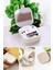 Makyaj Takı Kutusu Içi Aynalı Çanta Şeklinde Mini Organizer 9X9X4 cm 2