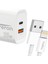 Everon 25W Hızlı USB ve Type-C Çift Çıkışlı Şarj Cihazı ve Lightning Kablo – Süper Hızlı ve Güvenli Şarj! 2
