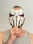 Punisher Maske Marvel Rivals Kahraman Maskesi Parti Maske (Lastik Yok) 1