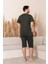 Sportif %100 Pamuk Şortlu Erkek Pijama Takımı 3