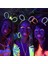 Glow Taç Fosforlu Taç Karışık Renk 12 Adet 1
