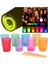 Karanlıkta Yanan Gece Işığı Mega Glow Bardaklar 8 Adet 8.5 x 10.5 cm 1