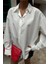 Klasik Oversize Poplin Gömlek 3421 5