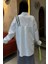 Bant Detaylı Oversize Poplin Gömlek 3436 3