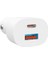 Type-C (Pd) ve USB Girişli LED Işıklı Turbo Hızlı Araç Şarjı 40W - A7 2