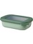 - Multi Bowl Cirqula Rectangular - Kapaklı Saklama Kabı - Buzdolabı Için Hava Geçirmez Saklama Kutusu ve Mikrodalga Fırın Kabı Olarak Uygundur - 500 ml - Nordic Sage 1