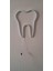 ALMİLA3D Diş Hekimlerine Özel Beyaz LED Işıklı Diş Figürü 30X26 2