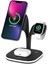 1 Arada 15W Kablosuz Hızlı Şarj Standı Gece Aydınlatmalı Apple iPhone ile Uyumlu-Watch ile Uyumlu-Airpods ile Uyumlu (Siyah Hızlı Şarj) 1