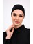 Bandana Siyah Geçme Dikişsiz Tesettür Bone - Spor Saç Bandı 4