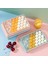 33 Hazne Mavi ve Pembe Renklerde Premium Plastik Buz Kalıbı Yeniden Kullanılabilir Küresel Buz Tray Kokteyller ve Soğuk Içecekler Için Ideal (Normal, Adet, 3) 1