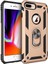 Apple iPhone 7 Plus Için Kılıf Military Ring Holder Gold [Apple iPhone 7 Plus ile Uyumlu Kılıf - Gold] 2