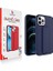 Apple iPhone Mıknatıslı Standlı Darbe Emici Ibola Apple iPhone 12 Pro Kılıf (Lacivert) 3