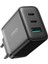 JR-TCF10 Seyahat Duvar Şarj Cihazı, Ab Fişi, 3 Port (2 Pd ve 1 Usb) 32W - Siyah 1