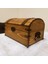 Ahşap Hazine Sandığı 30X20 cm Masif Ahşap 1