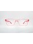 Unisex Gözlük Çerçevesi | Pembe Şeffaf Plastik Çerçeve ve Sap | Optik Cam Uyumlu 1