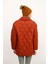 Kiremit Rengi Oversize Kapitone Mont 3