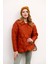 Kiremit Rengi Oversize Kapitone Mont 5
