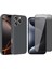 Apple iPhone 16 Pro Max Kılıf Kamera Korumalı Kartlık Hazneli Zore Vitra Kapak + Hayalet Ekran Koruyucu 1