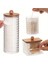 3 Parça Diamond Ahşap Kapak Şeffaf Organizer Set 1