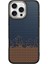 Apple iPhone 16 Pro Max Kılıf M-Safe Şarj Özellikli Karbon Fiber Görünümlü Krg Antina Kapak - Mavi 1