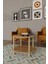 Çift Katlı Yuvarlak Orta Sehpa 60X60 | Modern Ahşap & Beyaz Seçenek 4