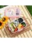 Bento 820ML Lunchbox Sevimli Dostlar Tek Katlı 3 Bölmeli Paslanmaz Çelik Sefer Tası Yemek Kutusu 2