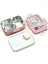Bento 820ML Lunchbox Sevimli Dostlar Tek Katlı 3 Bölmeli Paslanmaz Çelik Sefer Tası Yemek Kutusu 3
