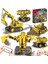 Technik Uzaktan Kumandalı 5'i 1 Arada Robot Oyuncağı, Kazıcı, Buldozer ve Forklift 1