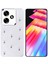 Infinix Hot 30 Kılıf Kabartmalı Desenli Simli Şeffaf A+ Kalite Kapak 1