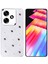 Infinix Hot 30 Kılıf Kabartmalı Desenli Simli Şeffaf A+ Kalite Kapak 1