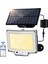 Hareket Sensörlü Güneş Enerjili Dış Mekan Işığı - 318 Led, 3 Modlu, 5 M Kablo, IP65 Su Geçirmez 1