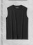 Erkek Pamuklu Antrenman Sporcu Atleti Oversize Kolsuz T-Shirt 4