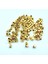 Lak Kaplama Metal Küp Gold Ara Aparat 50 Adet 4 mm 1