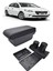 Peugeot 301 2014-2016 Delmesiz Kol Dayama Kolçak Usb+Çift Açılır Siyah Dikişli 1