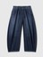 Kadın Lacivert Mid Rise Easy Horseshoe Jean Pantolon 3
