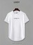 Brooklyn Jc Baskılı Siyah Beyaz Oval Kesim Tshirt 2'li 2