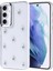 Samsung Galaxy A55 Kılıf Kabartmalı Desenli Simli Şeffaf A+ Kalite Kapak 1