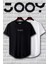 Atatürk Imza Baskılı Siyah Beyaz Oval Kesim Tshirt 2'li Set 1