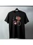 Çiçekli Bisiklet Baskılı Özel Tasarım Oversize Tshirt 1