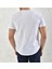 Unisex Siyah Beyaz Oval Kesim Tshirt 2'li Set 4