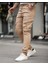 Erkek Slim Fit Full Likralı Bel ve Paça Lastikli Kargo Cep Pantolon 2