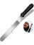 Büro Ev Ofis Mutfağı İçin 2 Parça Metal Hamur Kesici Şekillendirici Eğik Pasta Spatula Seti 3